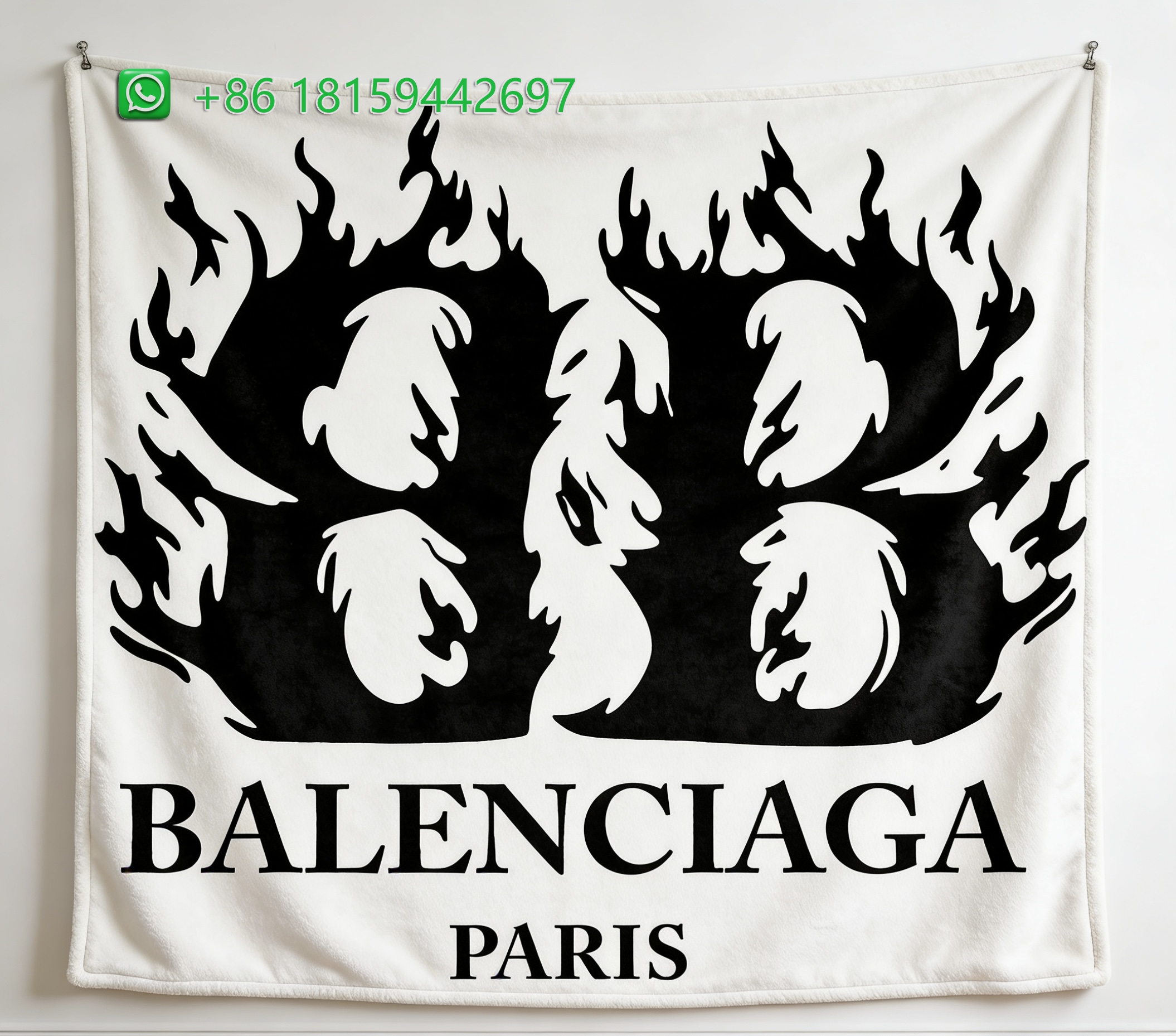 Balenciaga Throw Blankets
